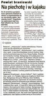 Na piechotę i w kajaku