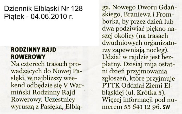 Rodzinny rajd rowerowy