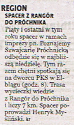 Spacer z Rangór do Próchnika